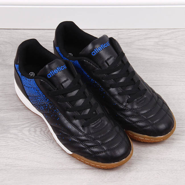 Buty sportowe męskie halówki czarno-niebieskie Atletico